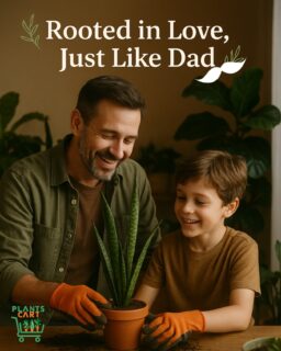 Dads are like the ultimate plant parents - providing support and helping us flourish through life's ups and downs! Cheers to all the amazing plant dads out there! Happy Father's Day 🙂 🌵